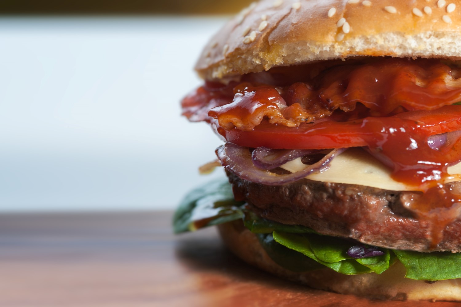 Burger with French fries €6,50